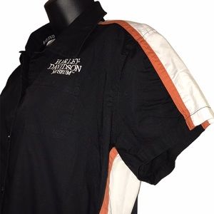 HARLEY DAVIDSON Motorcyle Museum Button Shirt~XL~Milwaukee, WI